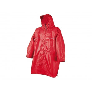 CAMP PONCHO IMPERMEABILE UNISEX  2000 1  CAGOULE FRONT ZIP RED